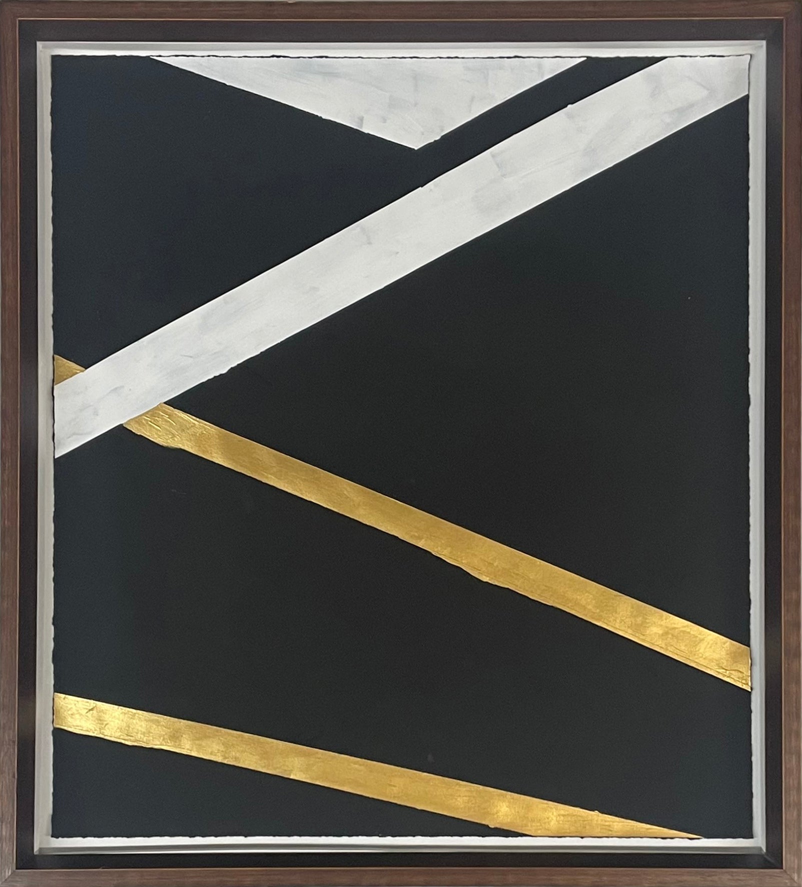 Vicentano B&W Gold Leaf, diptych2