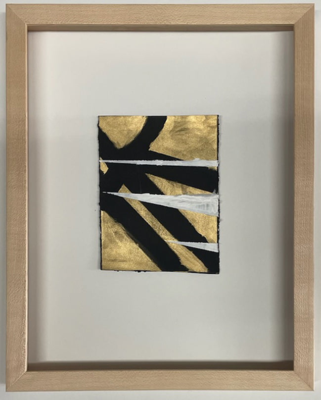Abstract Ayrton Gold Leaf #2