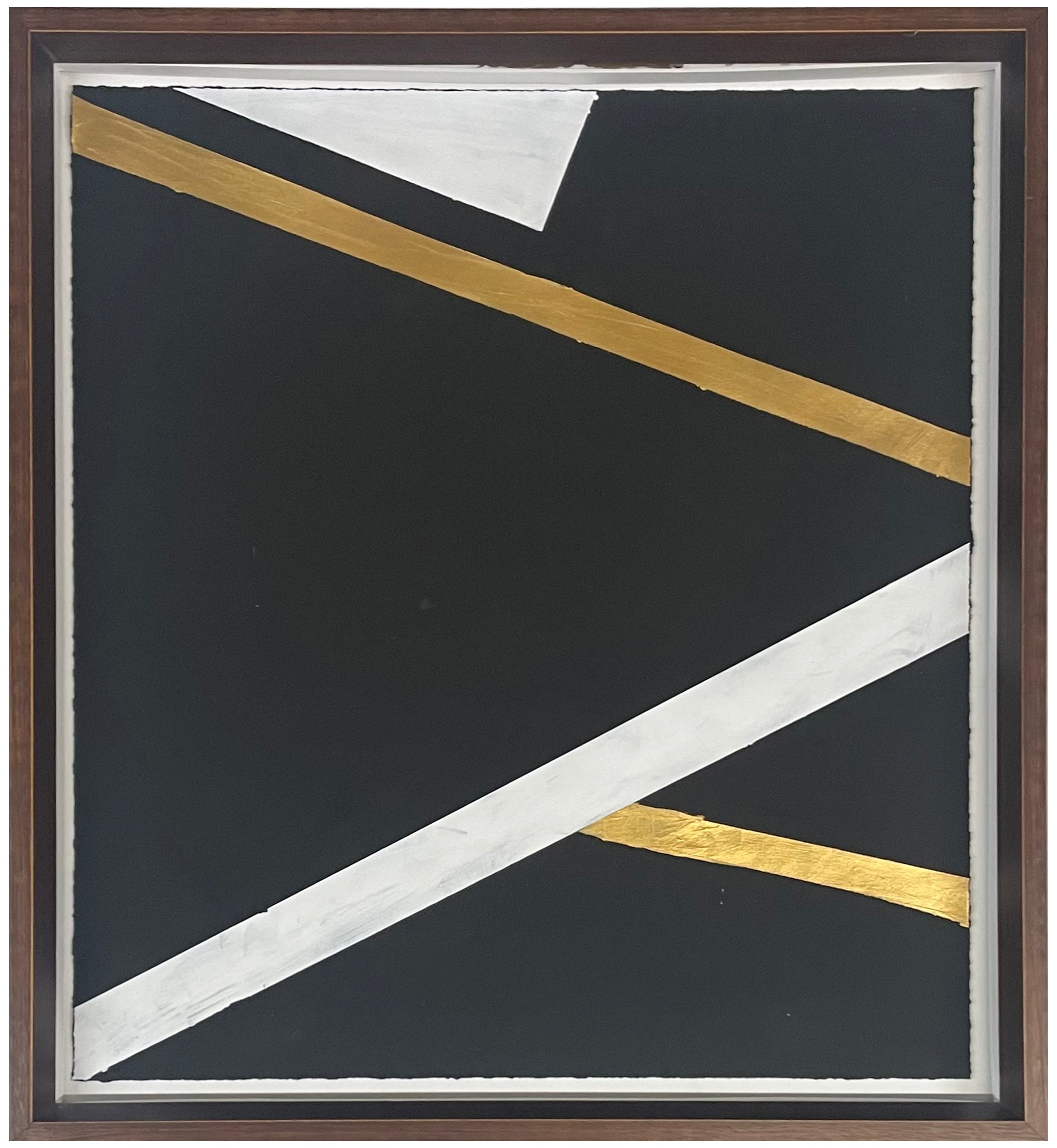 Vicentano B&W Gold Leaf,diptych1