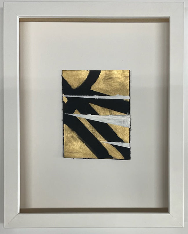 Abstract Ayrton Gold Leaf #2