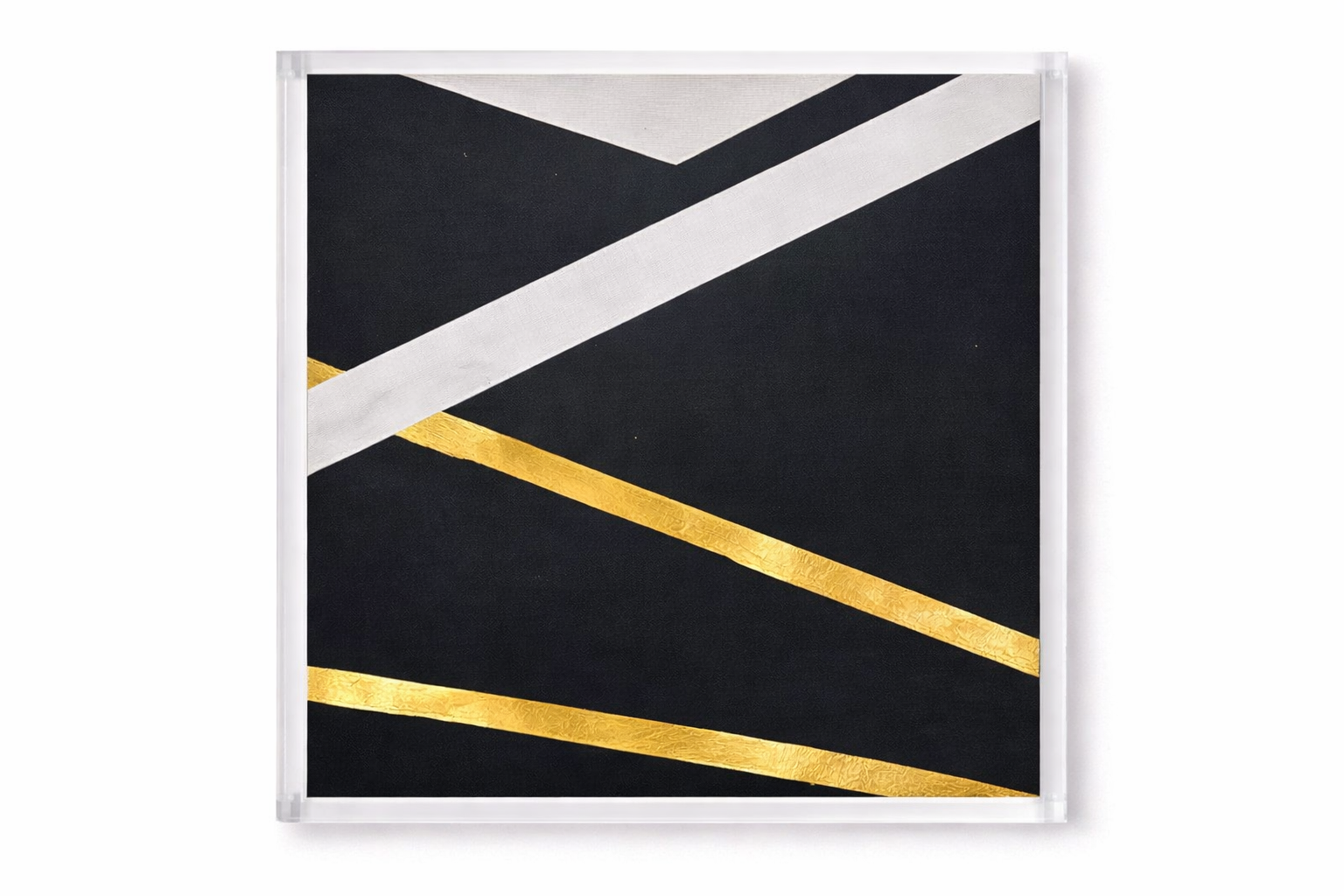 Vicentano B&W Gold Leaf, diptych2