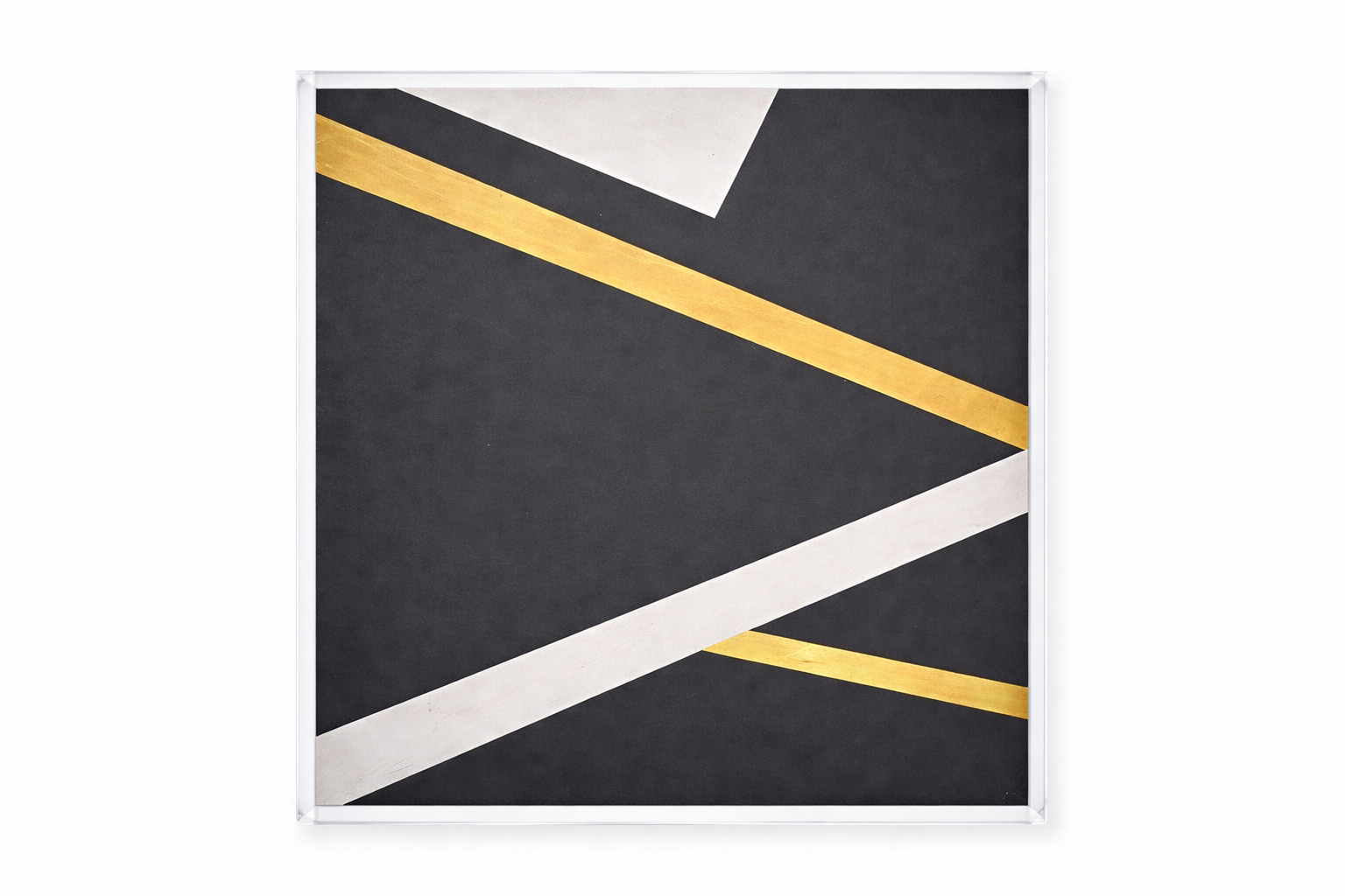 Vicentano B&W Gold Leaf,diptych1