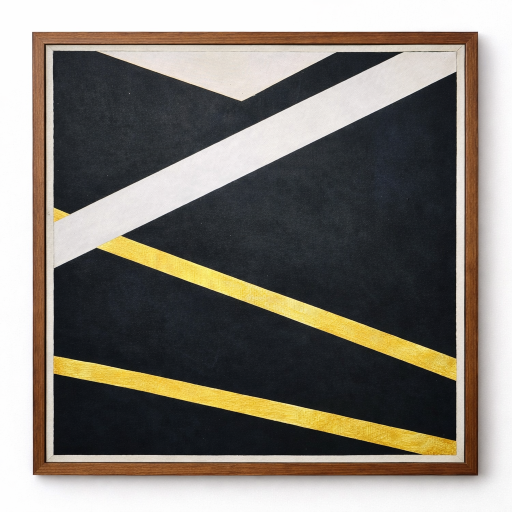 Vicentano B&W Gold Leaf, diptych2